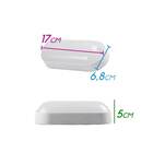 Arandela Tartaruga Led 8w 3000k Bivolt Branco Quente St2049