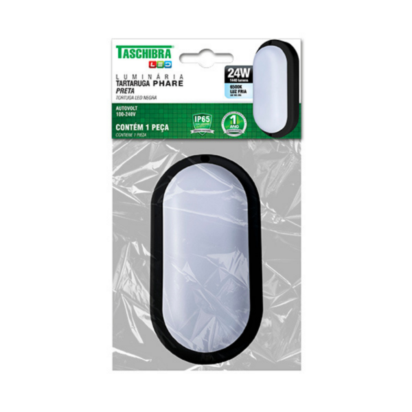 Arandela Tartaruga Led Taschibra Phare Slim 24w Ip65 6500k Bi