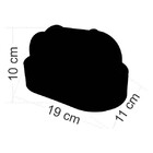 Arandela Tartaruga Oval Branca Utron