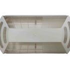 Arandela Tartaruga Prisma Branca Utron