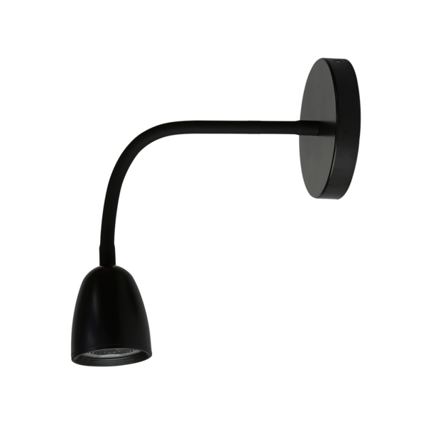 Arandela Taschibra Direct 4w Led Integrado Articulada Preta B