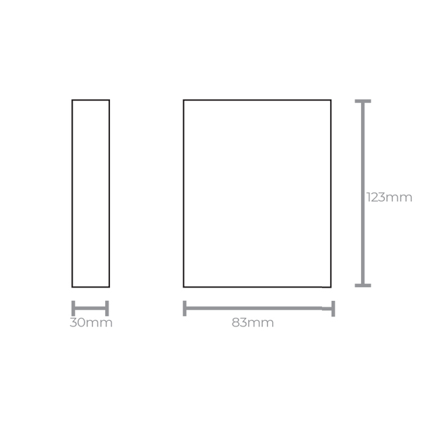 Arandela Taschibra Led Quadre 4w Branca Bivolt