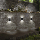 Arandela Taschibra Led Quadre 4w Preta Bivolt 6500k Luz Branca