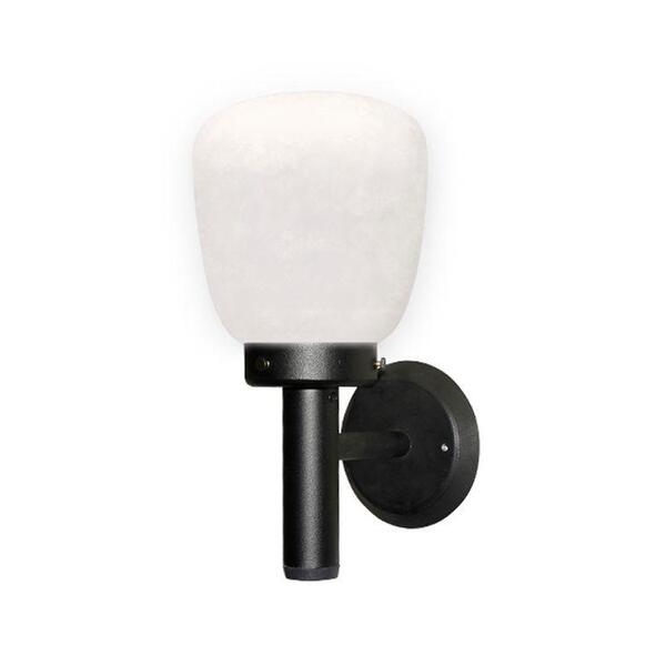 Arandela Taschibra Parede Preto Thor 1x27 C/vd Leitoso