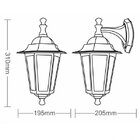 Arandela Taschibra Tlf 27 E27 Bivolt - Preto - Único