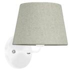 Arandela Touch Branca De Cupula Tradicional Rustico Escuro