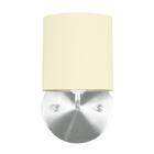 Arandela Touch De Cupula Cilíndrica Bege