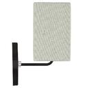 Arandela Touch Preta De Cupula Quadrada Rustico Escuro