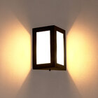 Arandela triângular em alumínio E27 Marrom st532