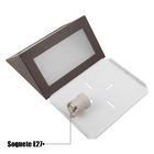 Arandela Triangular Em Alumínio Parede Muro Externa E Interna