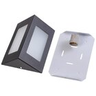 Arandela Triângular Luminária Externa Interna Muro Parede Alu