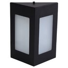 Arandela Triângular Luminária Externa Interna Muro Parede Alu