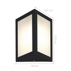 Arandela Triangular Preto