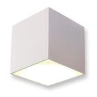 Arandela Tridimensional Branca 17x7,5cm 5w 3000k