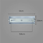 Arandela Tubo Cilindro Marrom 30cm 2 Fachos P/ 2 Led Mr11 St2