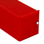 Arandela Vermelha Plástico Fernanda Inspire