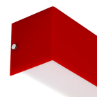 Arandela Vermelha Plástico Fernanda Inspire