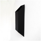 Arandela Vertical De Aluminio Preta