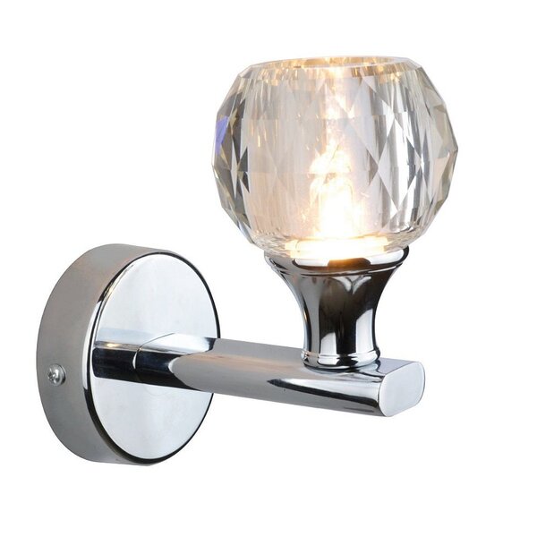 Arandela Vidro Redondo B102-chg9 Transp 8x13x12cm G9 Starlux