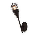 Arandela Vintage Reta Preto Texturizado 50605 Preludio