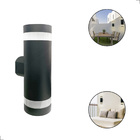 Arandela Vitro Tube 18w 2700k Ip65 Preta Lm2230 2700k