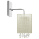 Arandelas Quadrada Cganza Maravilhosa Bege