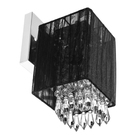 Arandelas Quadrada Cganza Maravilhosa Preto