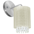 Arandelas Redonda Cganza Super Elegante Bege