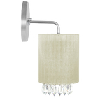 Arandelas Redonda Cganza Super Elegante Bege