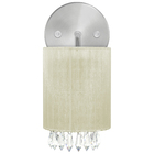 Arandelas Redonda Cganza Super Elegante Bege