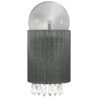 Arandelas Redonda Cganza Super Elegante Cinza