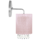 Arandelas Redonda Cganza Super Elegante Rosa