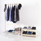 Arara Armário Closet Para Roupas E Sapateira Entrada Pinus