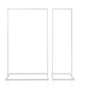 Arara Cabideiro 170x50x60 Branco - Cab17050bco