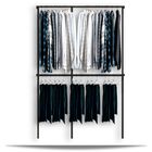 Arara Cabideiro Aramado Trilho Parede Closet Loja Pt 1,60 M