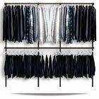 Arara Cabideiro Aramado Trilho Parede Closet Loja Pt 2,50 M