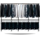 Arara Cabideiro Aramado Trilho Parede Closet Loja Pt 3,40 M