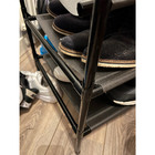 Arara Cabideiro De Canto Prateleira 2 Andares Sapateira Rack