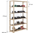 Arara Cabideiro De Madeira Closet Multiuso Armário De Roupas