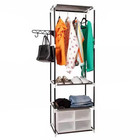 Arara Cabideiro Giratorio Sapateira 3 Prateleiras Estante Sup