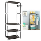 Arara Cabideiro Giratorio Sapateira 3 Prateleiras Estante Sup