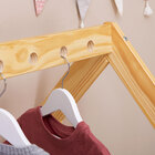 Arara Cabideiro Infantil Madeira Guarda Roupas Montessoriana