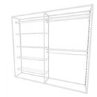 Arara Closet, Estilo Industrial, Guarda Roupas Aberto Com 11