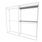 Arara Closet, Estilo Industrial, Guarda Roupas Aberto Com 12