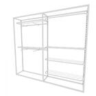 Arara Closet, Estilo Industrial, Guarda Roupas Aberto Com 14