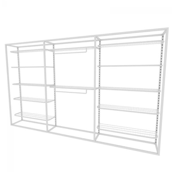 Arara Closet, Estilo Industrial, Guarda Roupas Aberto Com 15