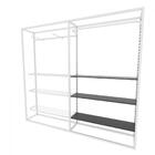 Arara Closet, Estilo Industrial, Guarda Roupas Aberto Com 18