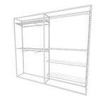 Arara Closet, Estilo Industrial, Guarda Roupas Aberto Com 18