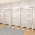 Arara Closet, Estilo Industrial, Guarda Roupas Aberto Com 19