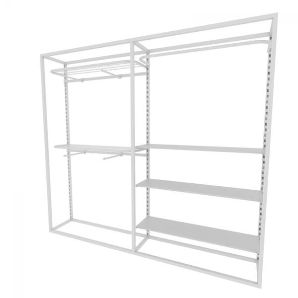 Arara Closet, Estilo Industrial, Guarda Roupas Aberto Com 20